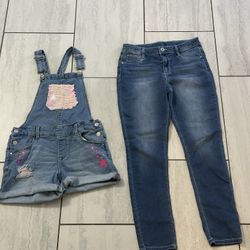 Girl Overall And Jean