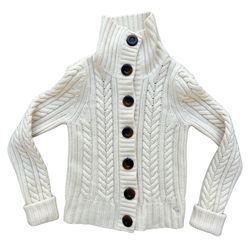 Vintage Y2K Abercrombie & Fitch Knit Cardigan Sweater Size Medium