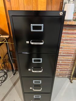 4-Drawer vertical filing cabinet