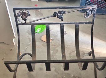 Wrought Iron Firewood Log Rack