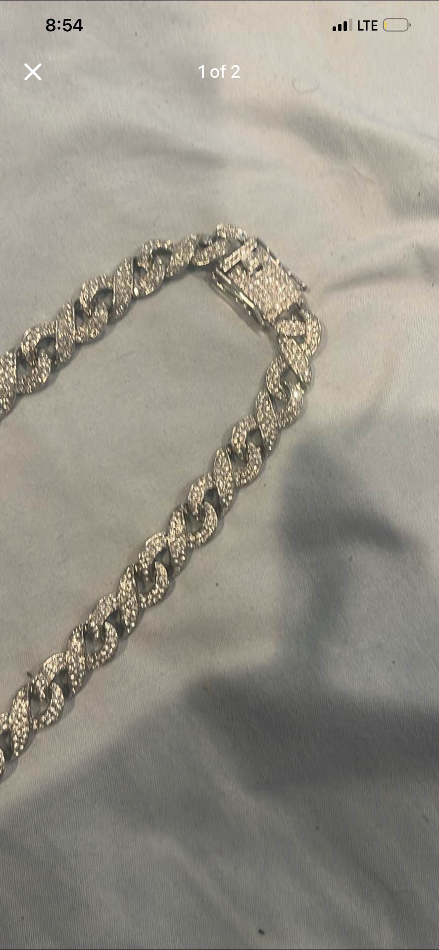 Iced Out Infinite Link Chain