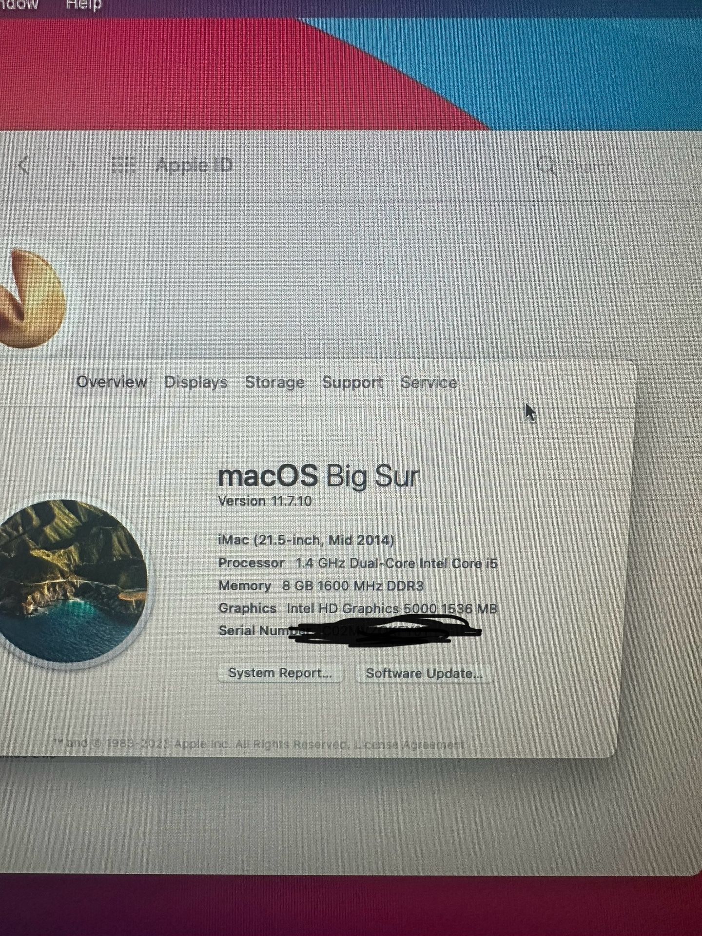 Imac (21.5-inch, Mid-2014)