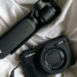 Ultimate Pro Vlogger Duo: Canon G7 X + DJI Osmo Pocket + Protective Cases
