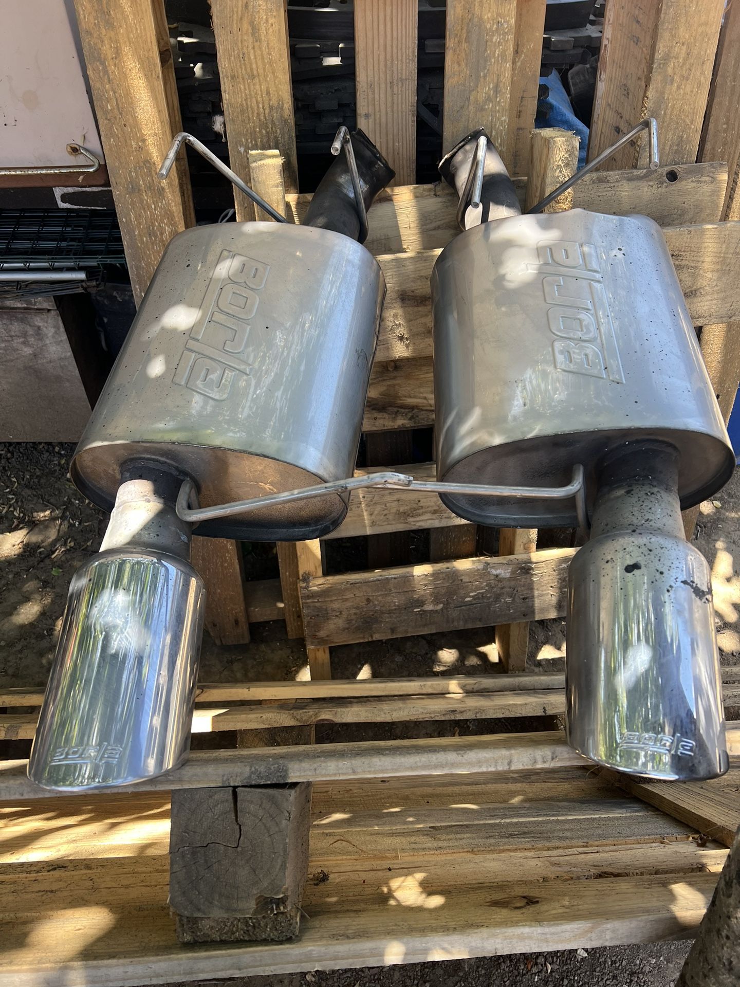 Borla S Type Mufflers 2011-2013 Mustang