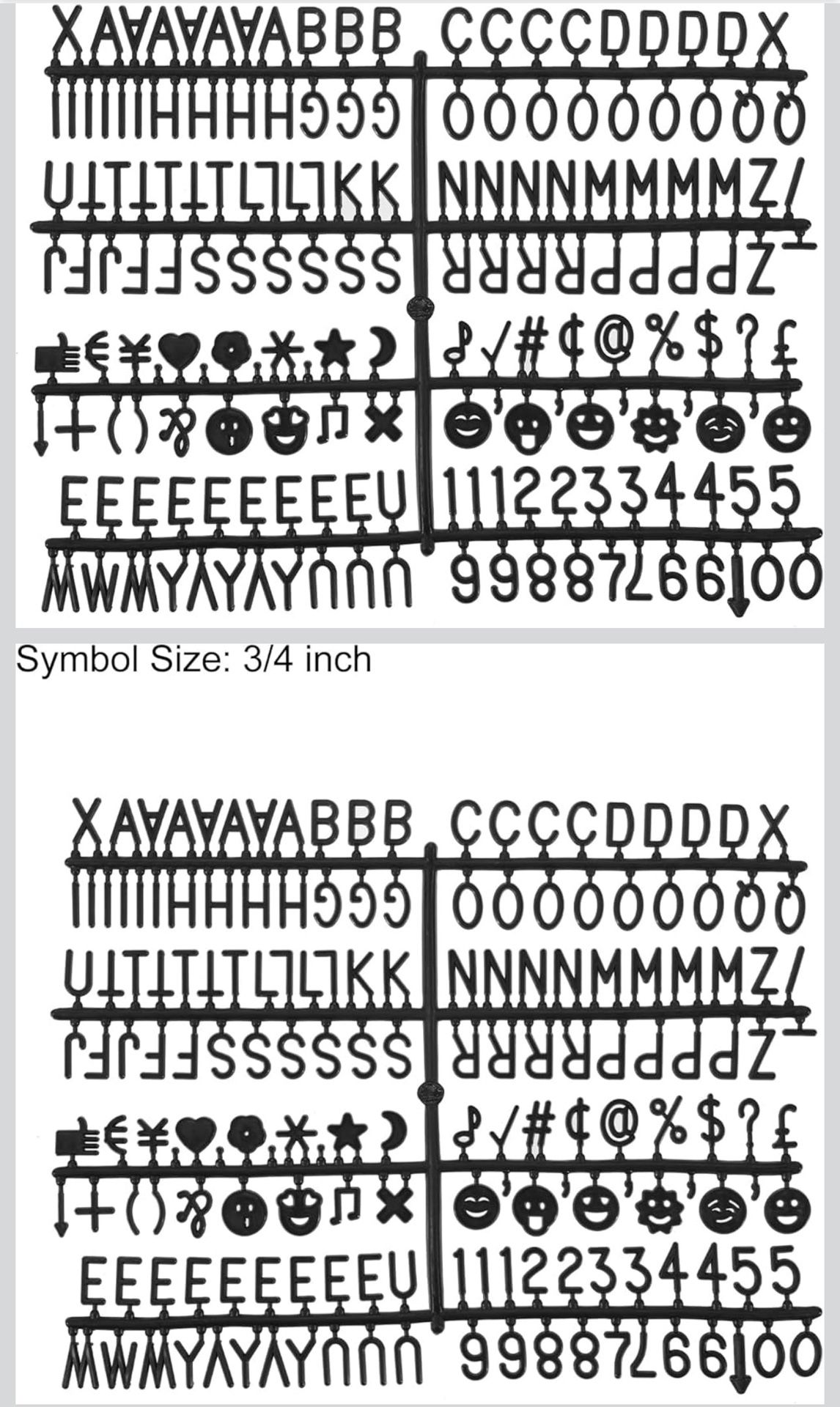Felt Board Letters 680 (Black)