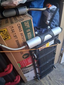 Dirtbike 2 stroke muffler