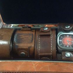 Vintage Fossil Leather Strap Men Watch Includes Silver Box $75 No Offers Firm Price 
