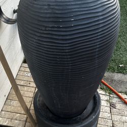 READ DESCRIPTION Resin Water Fountain - 44" Tall.