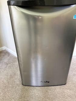 Danby Compact Mini Fridge Stainless Steel