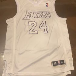 Kobe Bryant Lakers Christmas White Jersey Men’s XL