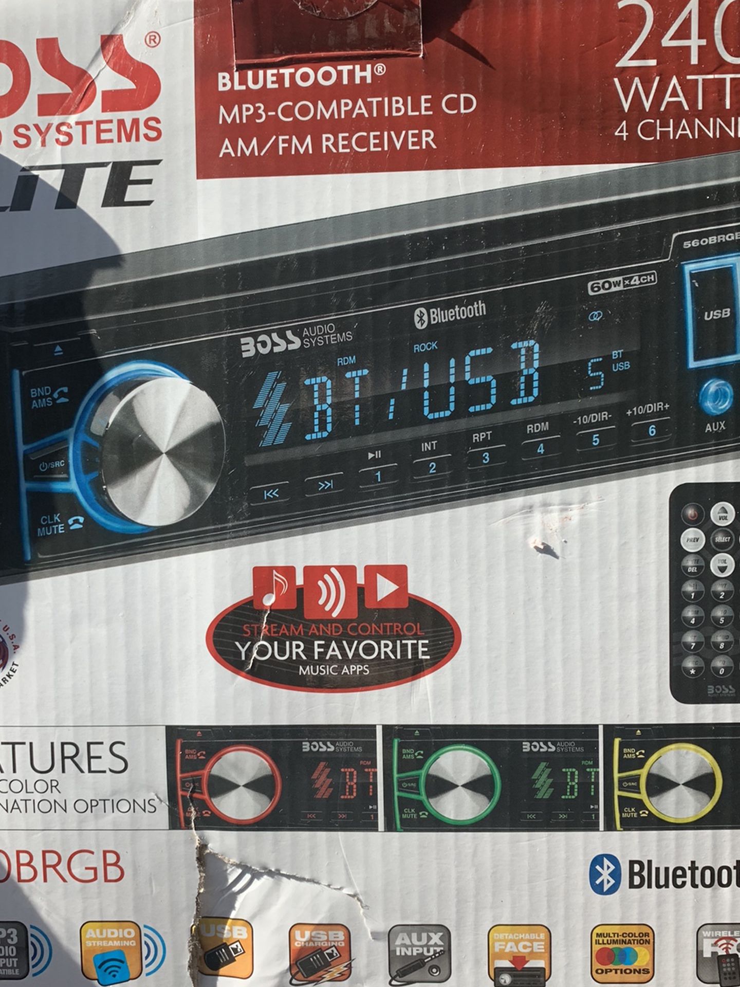 BOSS Audio Systems Elite 560BRGB Car Stereo