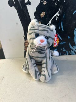 TY Beanie Baby Silver II cat