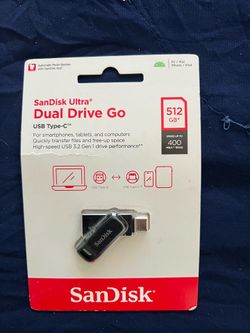 512 gigabyte Sandisk usb C drive