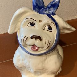 Shawnee "Muggsy" toothache dog cookie jar. 