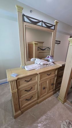 Solid wood oak bedroom furniture