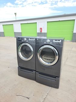 Washer and dryer electric