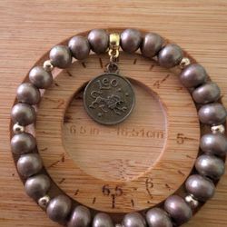 8mm Copper Bracelet For Leo