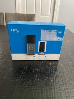 Ring doorbell and inside camera