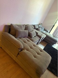 Couch with cup holders