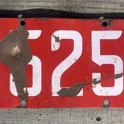 1914 CA License Plate