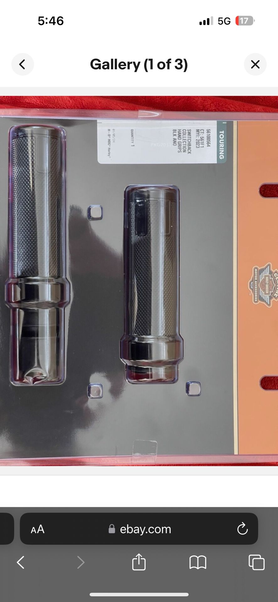 Harley Davidson Switchback Hand Grips (contact info removed)4 new in package