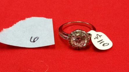 .925 sterling silver CZ diamond ring great quality guaranteed