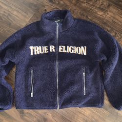 Brand New True Religion Fleece Jacket Size Large