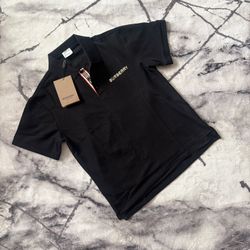 BURBERRY Black Polo (M)