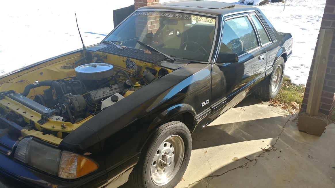 1984 mustang with 88 front clip