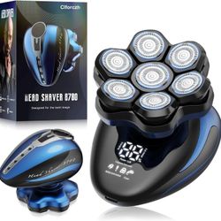 Electric Head Shaver for Bald Men PRO,2025 Upgraded 7D Magnetic Detachable Head Shaver