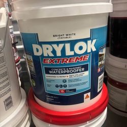 DRYLOK Extreme 5 gal. Bright White Flat Latex Interior/Exterior Basement and Masonry Waterproofer