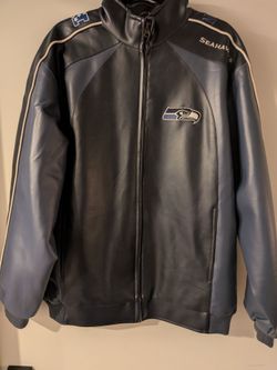 Seattle Seahawks Jacket - Faux Leather