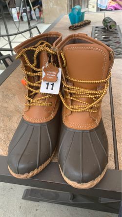 Genuine leather rain boots