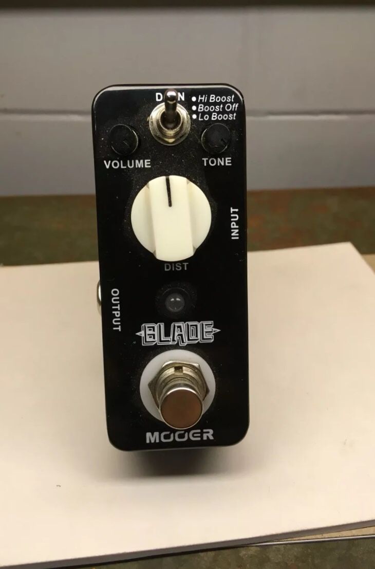 Mooer blade distortion metal guitar pedal