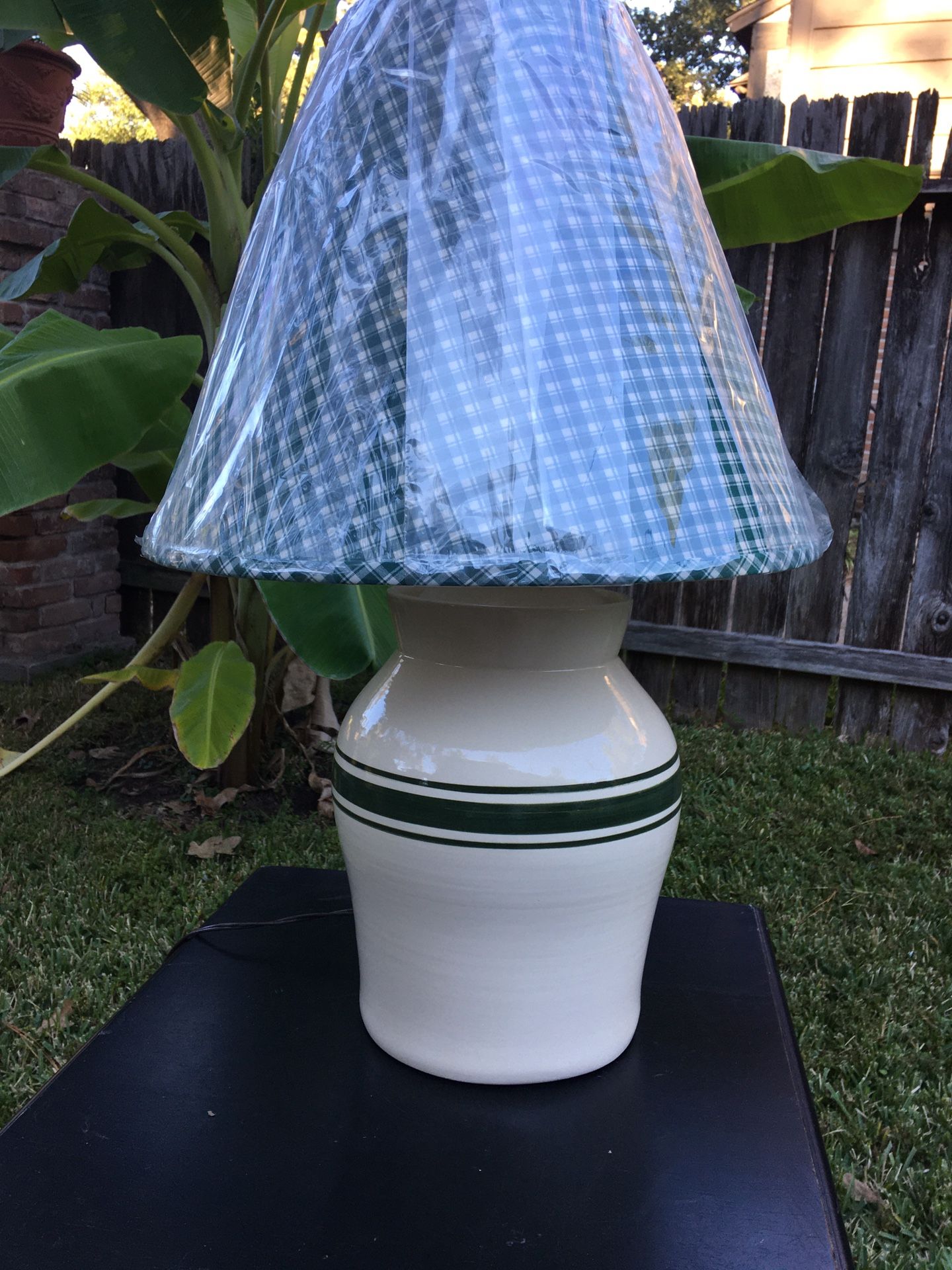 Handcrafted Table Lamp By Cow Creek Pottery, Farm House 