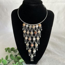 Vintage Cascading Choker Necklace 