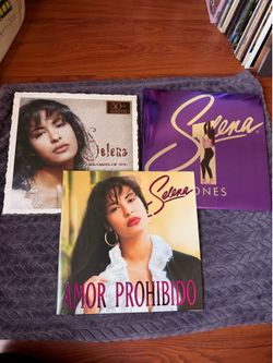SELENA VINYLS — Amor Prohibido / Selena Ones / Dreaming Of You — Mint Condition