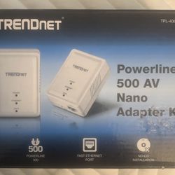 TRENDnet Powerline 500 AV Nano Adapter Kit 
