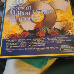VINTAGE "40 YEARS OF MILLION DOLLAR MEMORIES " 7 ALBUM SET