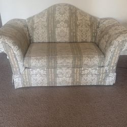 Camel Back Couch & Love Seat