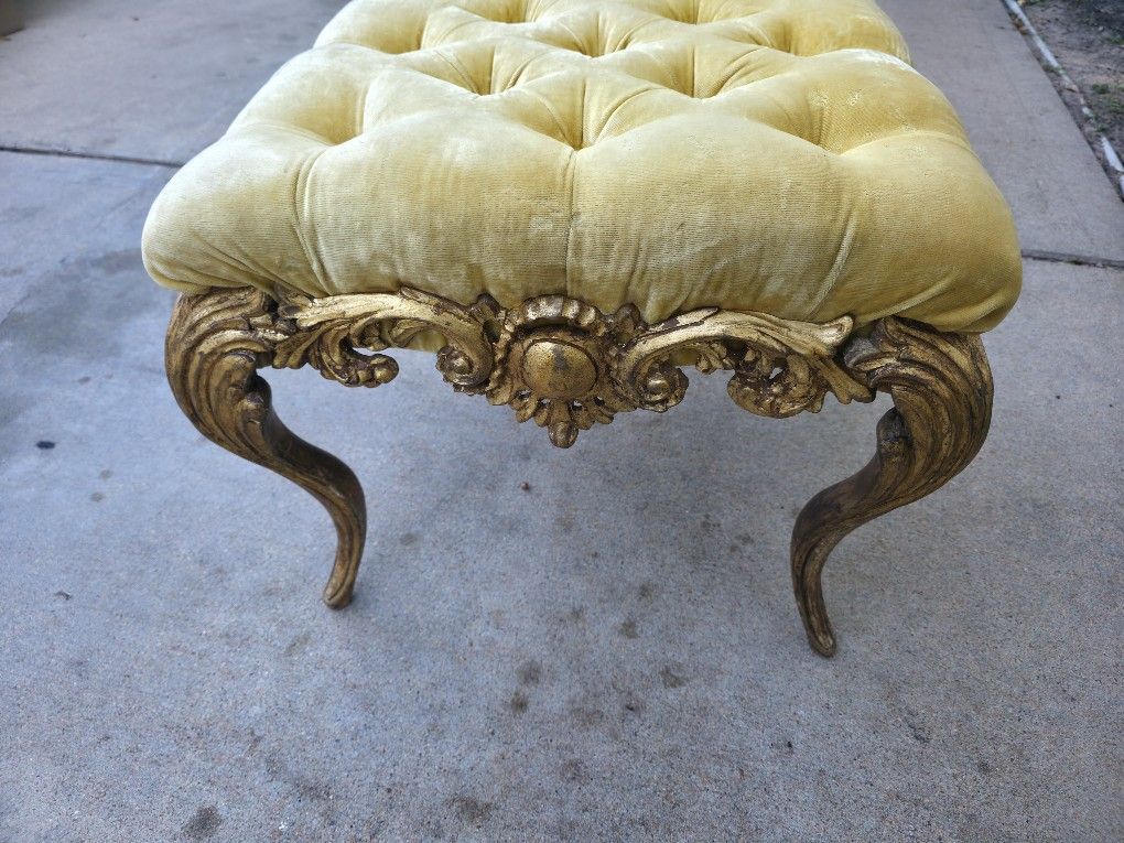 Gold Ottoman