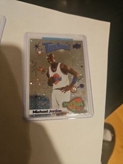 Michael jordan tune squad 30th anniversary foil card