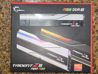 G.SKILL TRIDENT Z5 NEO RGB 32GB (2x16GB) 6000 *CL30* (AMD EXPO) DDR5 *White* Desktop RAM Memory