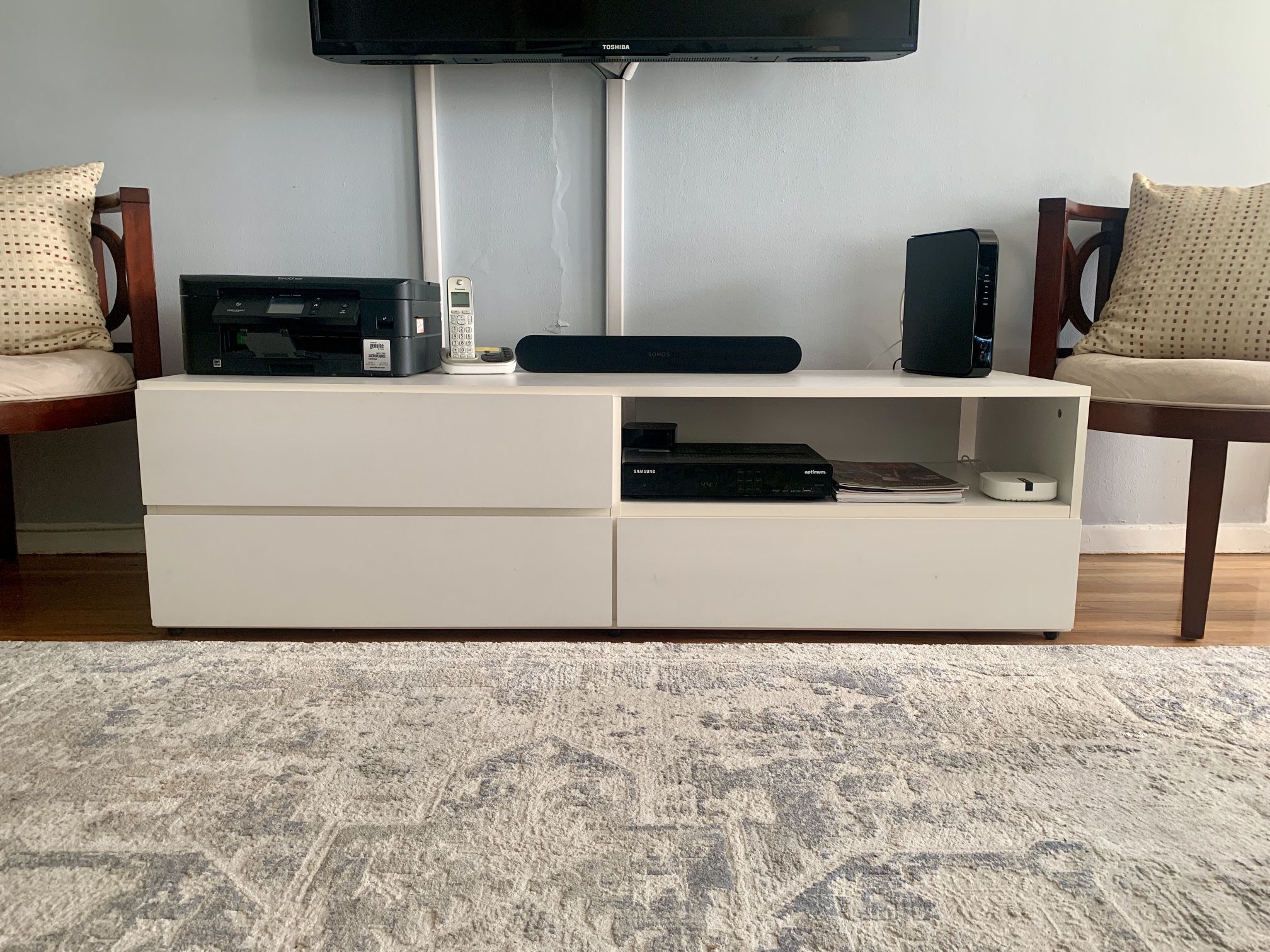 Tv Unit Cabinet With Storage Under Tv Tv Wall Mount Cabinet White 