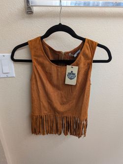 Brand New Suede Top