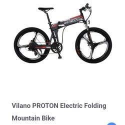 Ebike Vilano Folding Mountain Bike 
