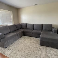 Large Dark Gray Sectional 