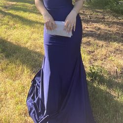 Royal Blue Prom Dress/ Formal Dress Great Condition 