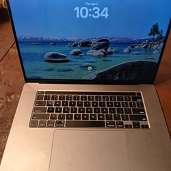 Apple MacBook Pro 16.1 2.6 Ghz I7 Processor 16gb Ram 512gb Ssd 0s Tahoe 26.0.1 Touch Bar Fingerprint With Charger 