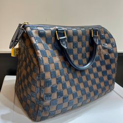 Louis Vuitton Speedy 30 Damier Payette Hand Bag Sequin for Sale